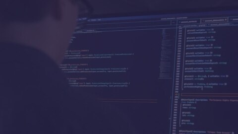 Person looking at a trading screen
