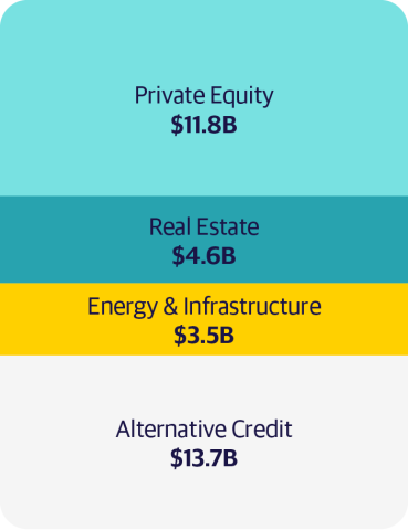 Private Equity, Real Estate, Energy, Alternative Credit